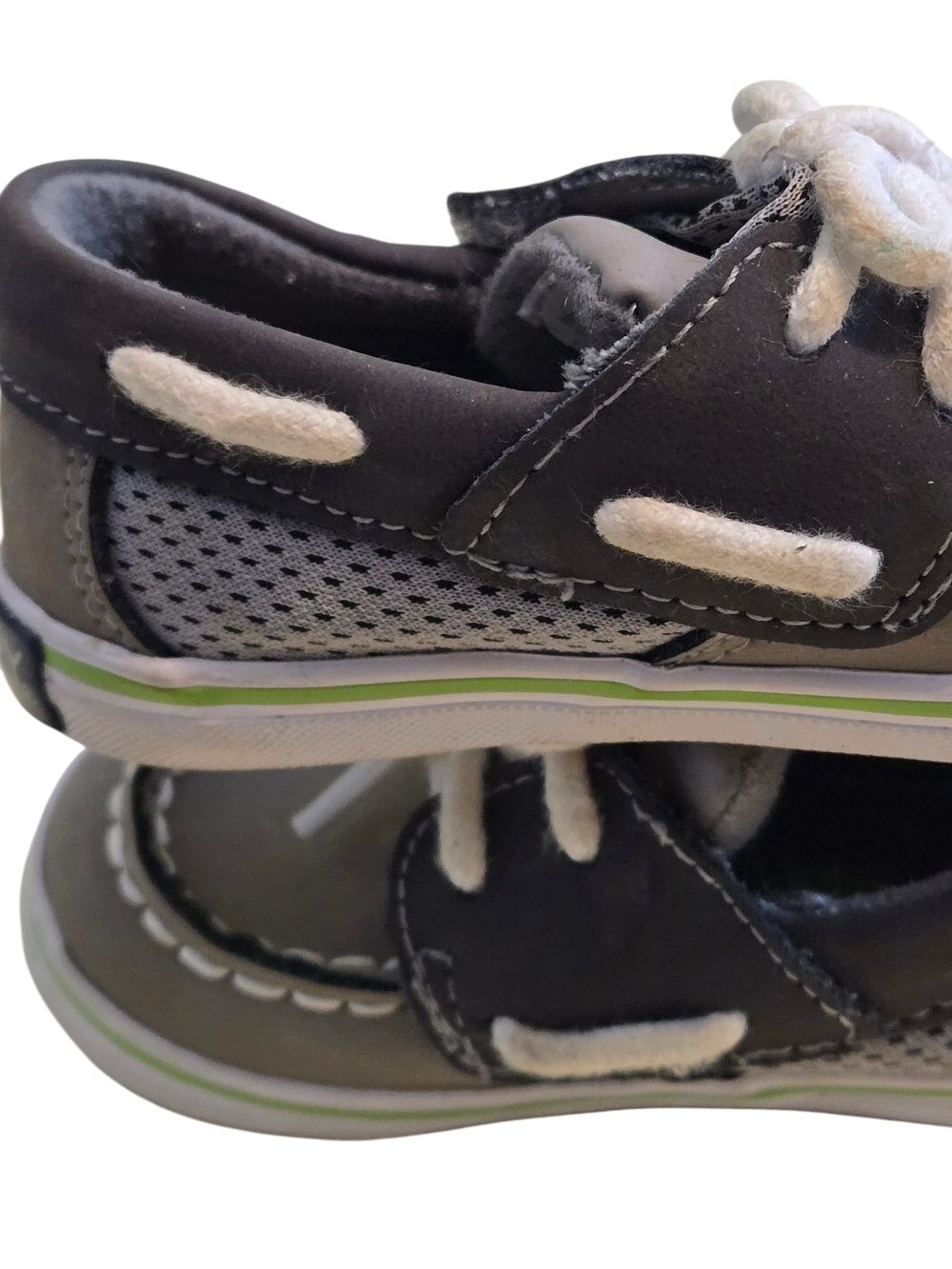 Sperry Kids Intrepid Brown Top Sliders Boat Shoes Toddler size 3M Leather Upper - Picture 3 of 8